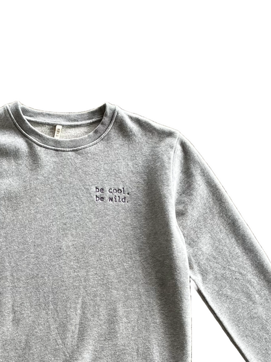 Organic Winter Sweatshirt Bass Grey for Women | Peter Jo