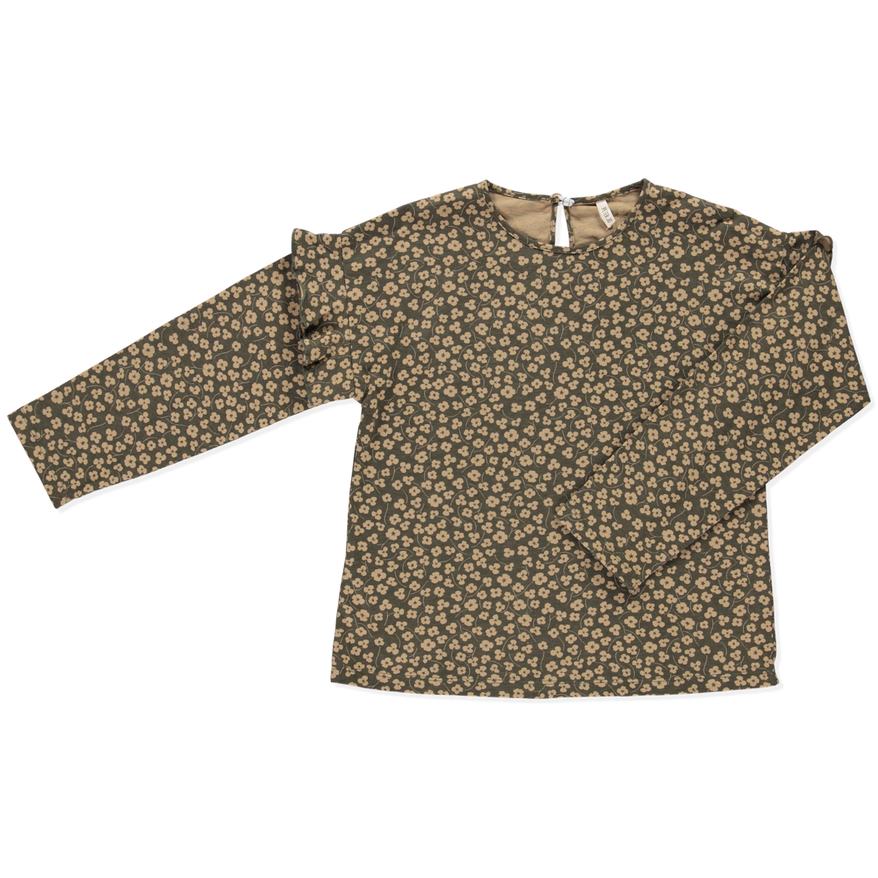 organic shirt vermont printed flowers | peter jo