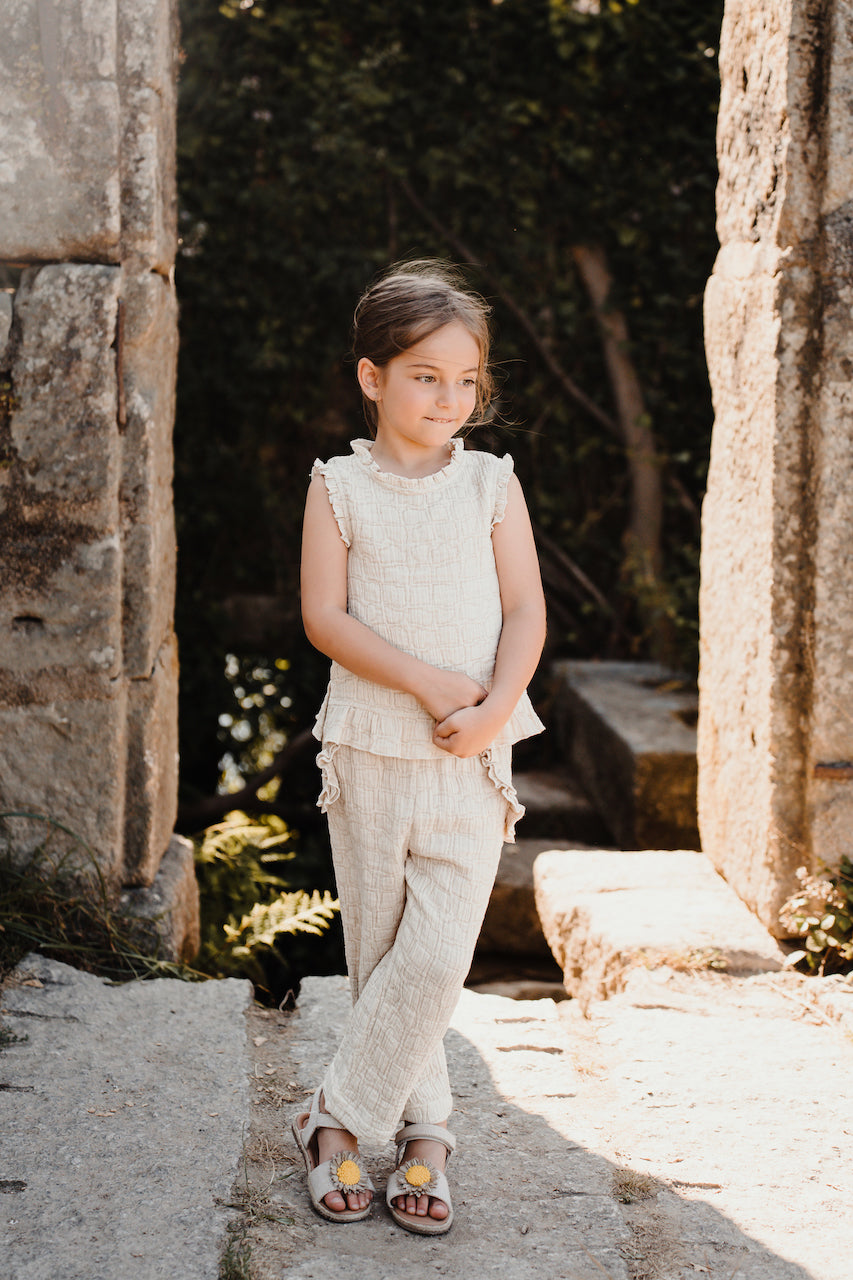 Shirt Indy Ginger Stone Kids | Peter Jo Natural