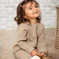 organic baby shirt jasmine coffee | peter jo