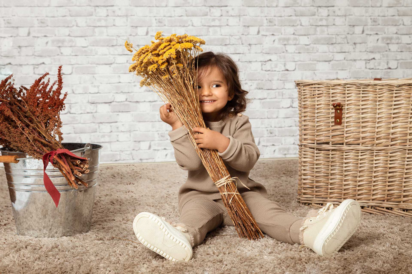 organic baby shirt jasmine coffee | peter jo