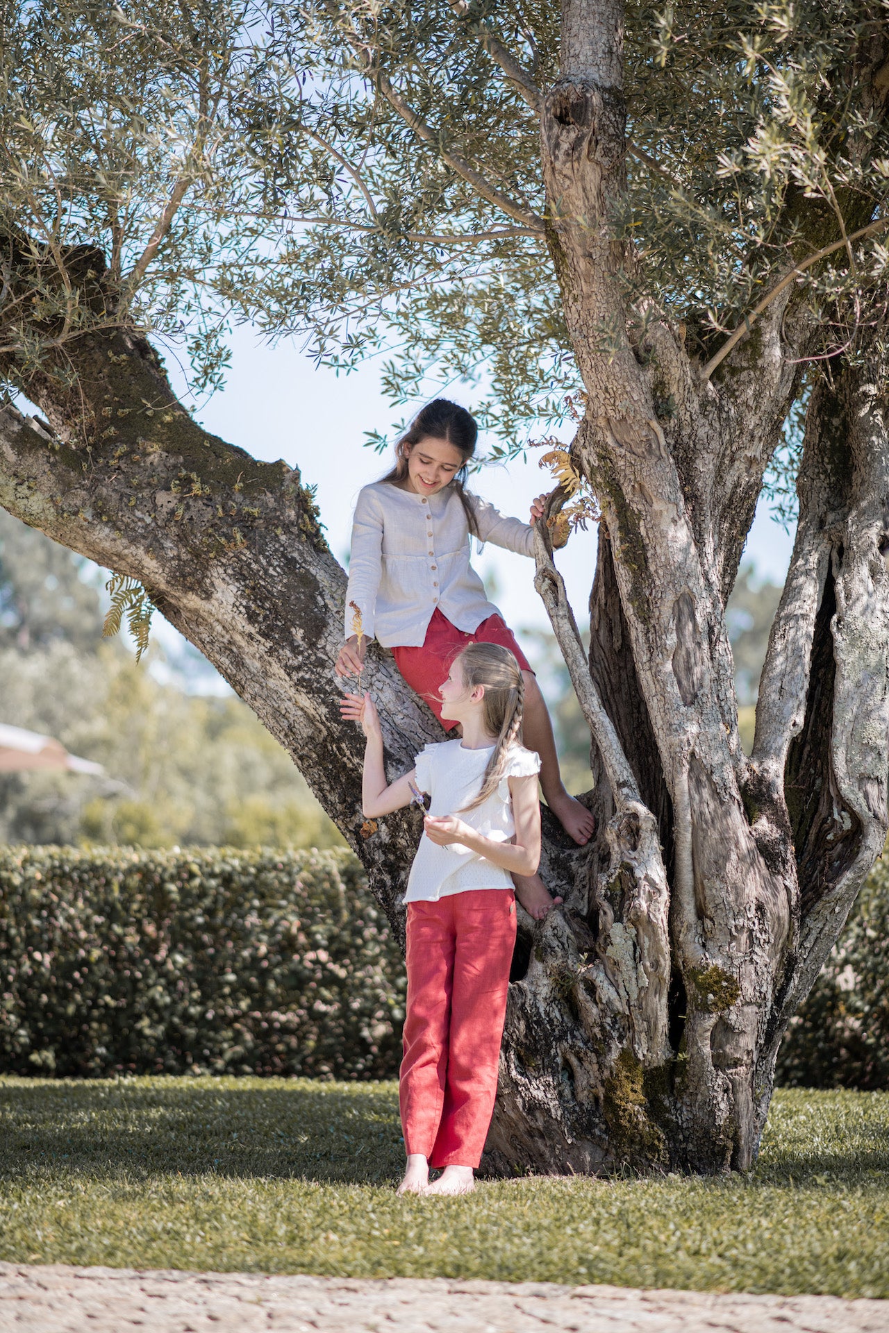 high waisted linen pants