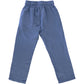 blue linen pants
